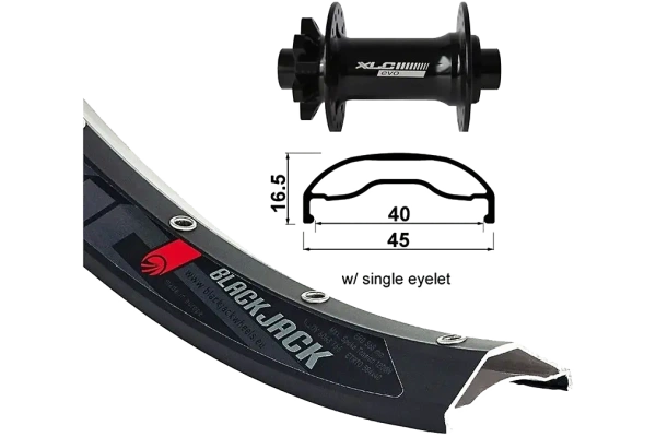 XLC Wheel Rodi Ready 40 27,5″ Hjul Fram
