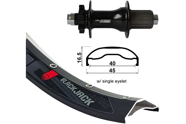 XLC Wheel Rodi Ready 40 27,5″ Hjul Bak