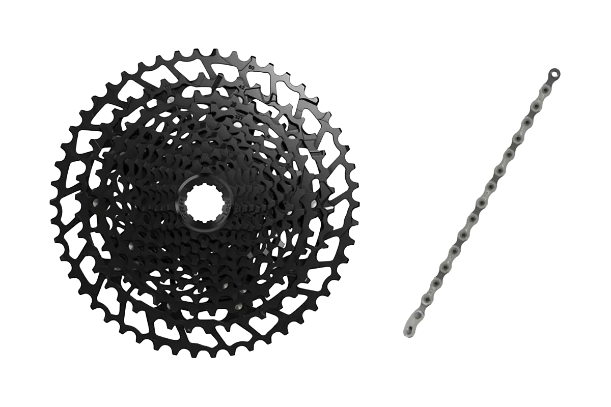 SRAM 12v Kedja & Kuggpaket PG-1230 kassett/NX kedja11-50T