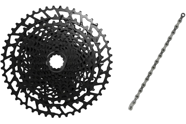 SRAM 12v Kedja & Kuggpaket PG-1230 kassett/NX kedja11-50T