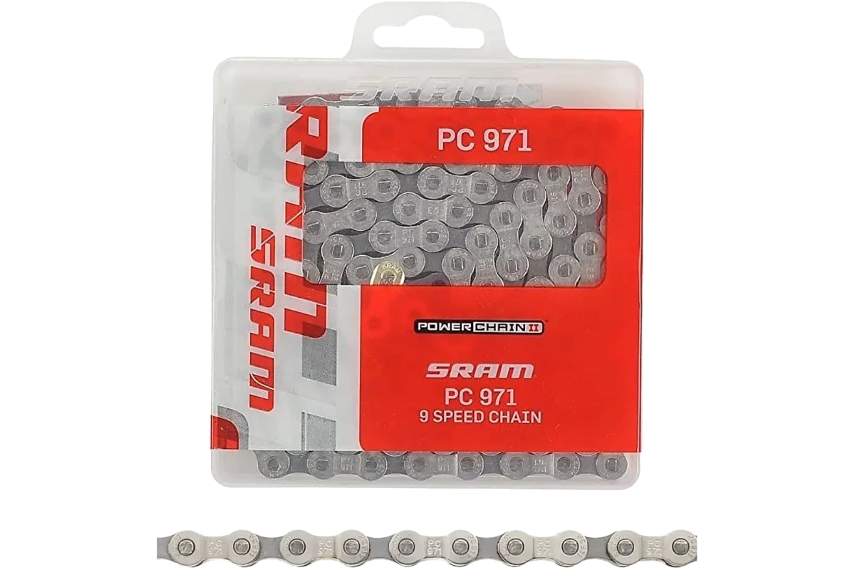 SRAM kedja PC-971 Step 2, chrome hardened 9 växlar
