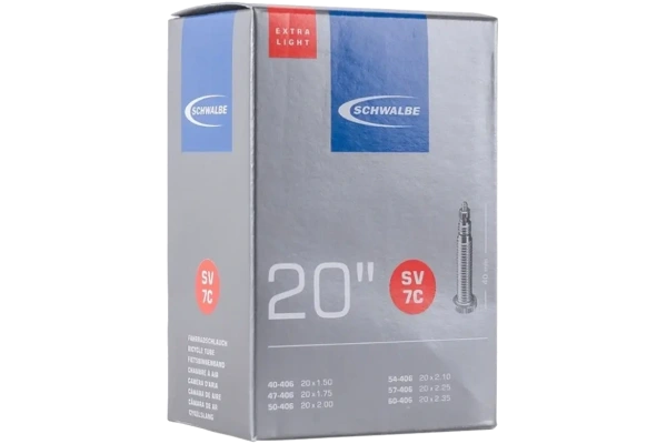 Slang 20" Presta ventil SCHWALBE (40-60x406) 40 mm SV7C