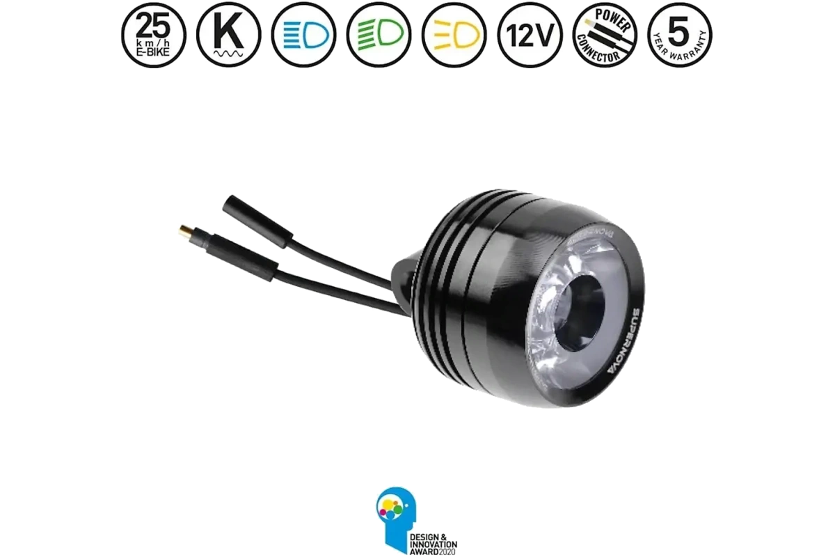 Supernova Mini 2 Pro Elcykel framlampa
