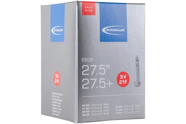 Slang SCHWALBE SV21F FREERIDE 27,5 x 2,1 - 3,0 (54-75x584) Presta 40 mm