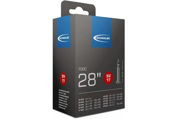 Slang SCHWALBE SV17 700 x 28-47c (28-47x622-635) Presta (avtagbar kärna) 40 mm