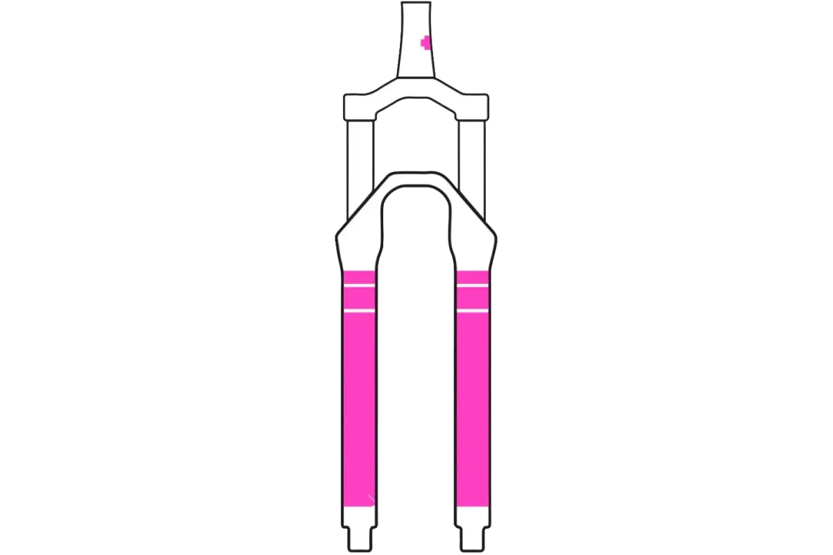 MUC-OFF Fork protector Fork Kit Färg blixt