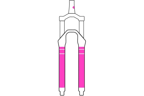 MUC-OFF Fork protector Fork Kit Färg blixt