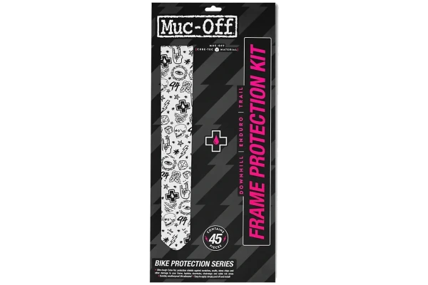 MUC-OFF Frame protector DH/ENDURO/TRAIL kit - Ramskyddsset - Färg: Punk
