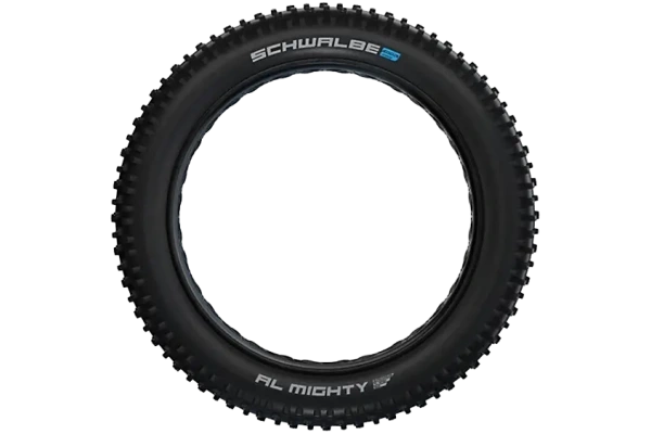 SCHWALBE Al Mighty Folding spike tire 26-x-480-120-559 Dubbdäck för fatbike