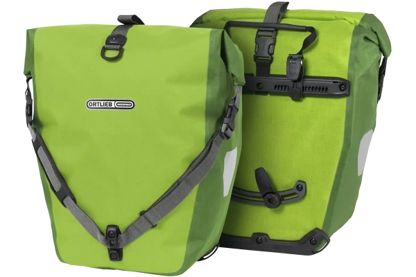 Ortlieb Back-Roller Plus Elcykel väskpar vattentät (Grön) 40L