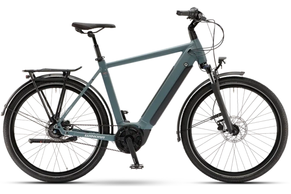 Winora Sinus R8E herrcykel med remdrift