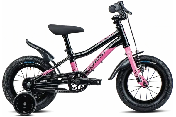 GHOST Powerkid 12 (Stödhjul) BLK / PINK