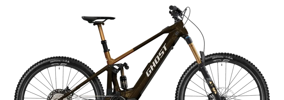 På bilden Ghost e-riot elmountainbike