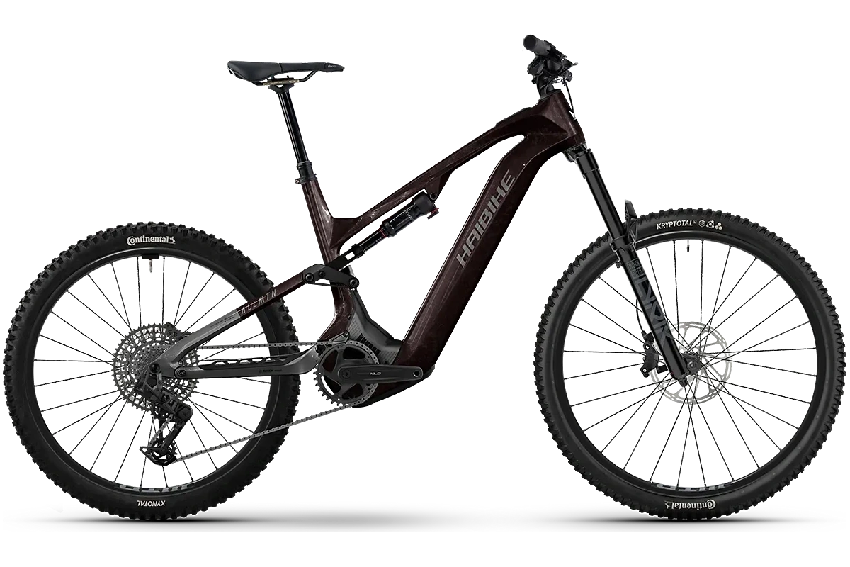 Haibike ALLMTN 9 CF 2026 heldämpad el-MTB med kolfiberram och Bosch CX-motor