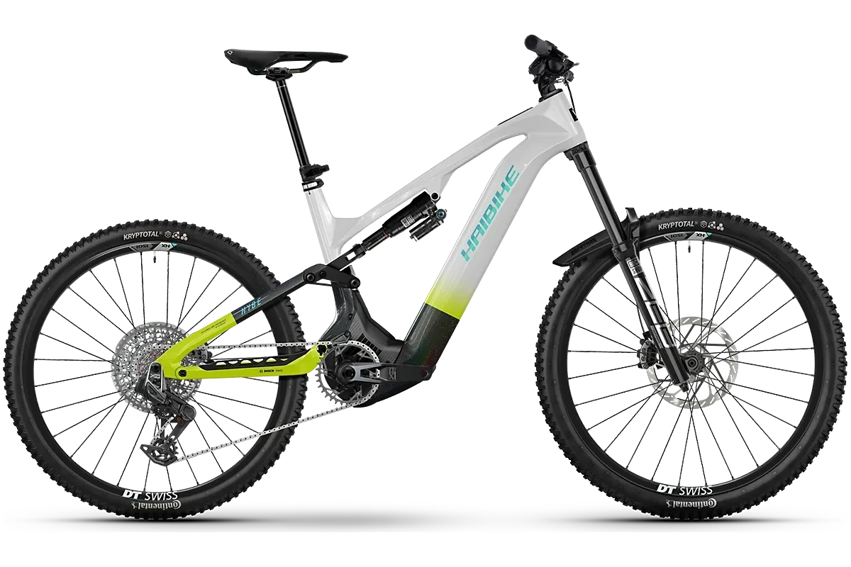 Haibike HYBE CF 11 heldämpad el-MTB med kolfiberram och Bosch CX-R-motor