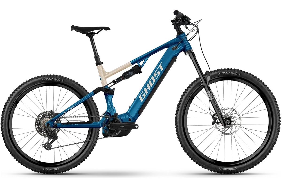 GHOST E-ASX 150 Universal 2026 heldämpad el-MTB med Bosch CX-motor