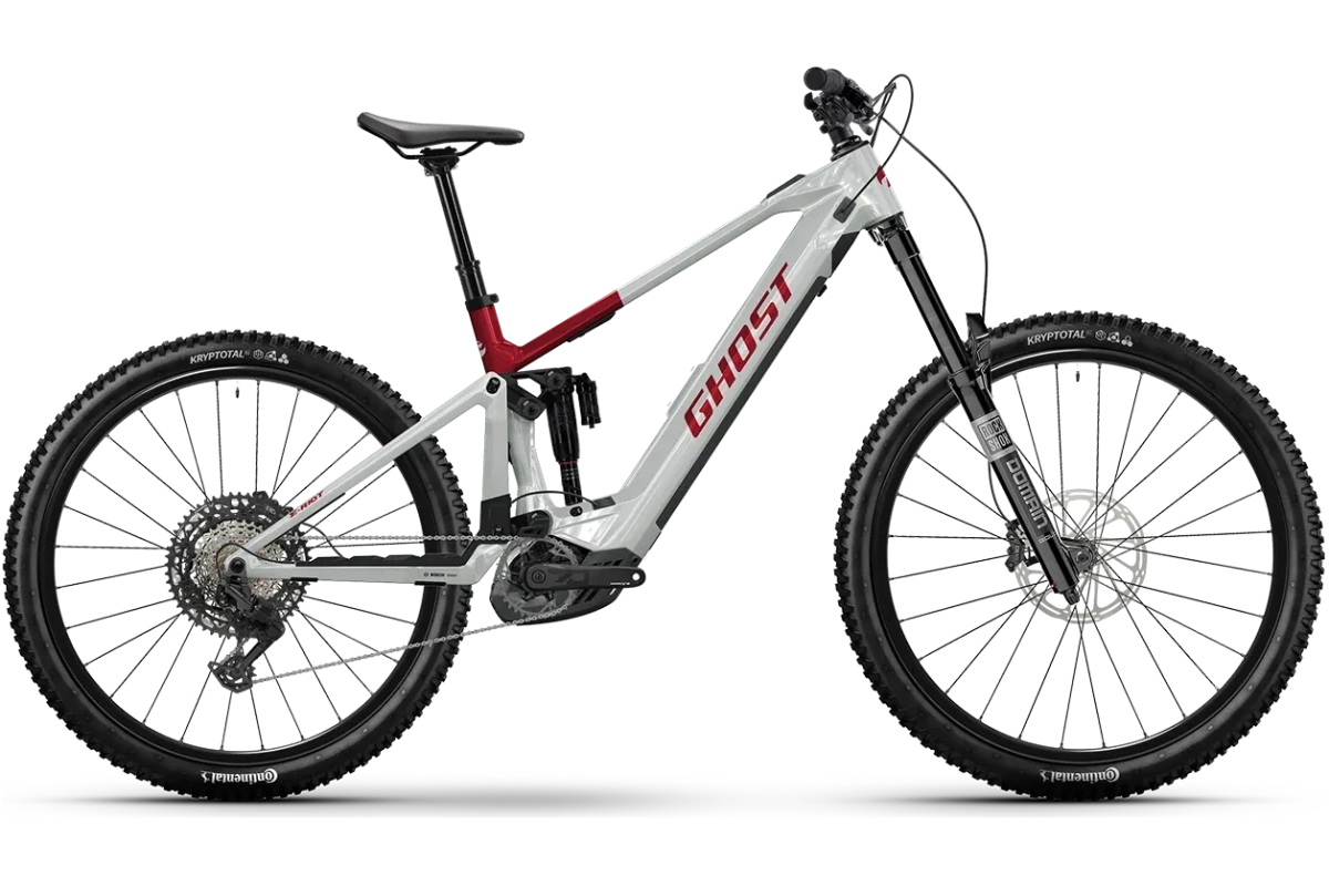 GHOST E-RIOT CF Advanced 2026 heldämpad el-MTB med kolfiberram och Bosch CX-motor