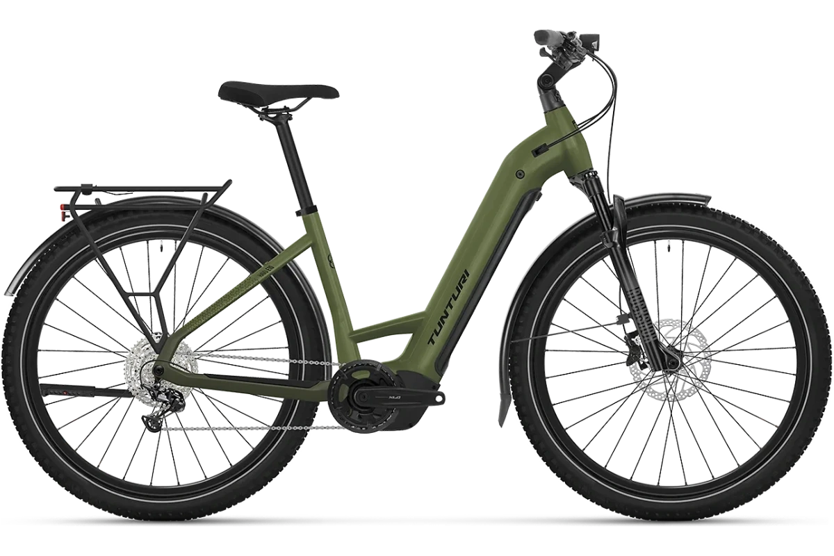 Tunturi Havu E10 Low 2026 elcykel med lågt insteg och Bosch Performance Line PX-motor