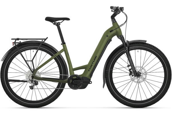 Tunturi Havu E10 Low 2026 elcykel med lågt insteg och Bosch Performance Line PX-motor