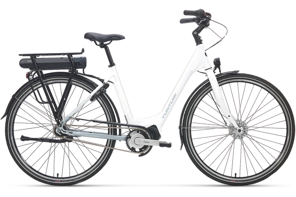 Tunturi Inari E7 2026 elcykel med lågt insteg och Shimano Nexus 7-navväxel