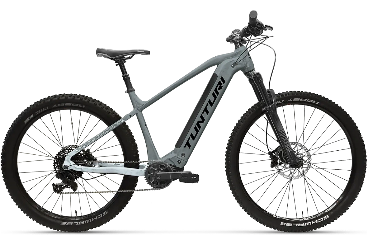 Tunturi Kuru E12 2026 hardtail el-MTB med Bosch CX-motor och 800 Wh batteri