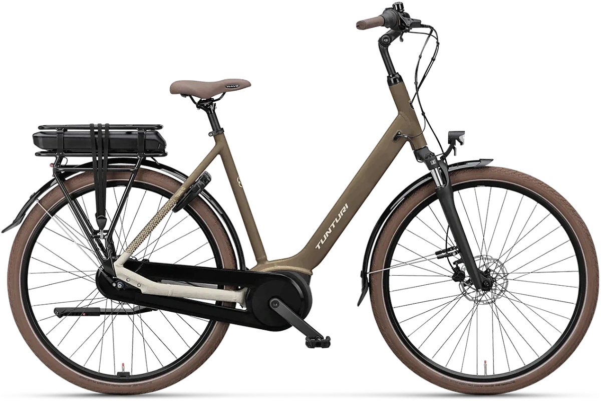 Tunturi Tornio E7 2026 elcykel med lågt insteg och Bosch Active Line Plus-motor