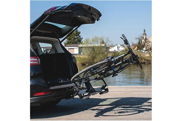 XLC Azura Xtra WT VC-C10 cykeltransportstativ passar även elcyklar