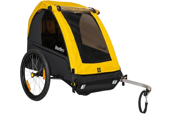 BURLEY Kids trailer Bee Double. Barnvagn för två barn
