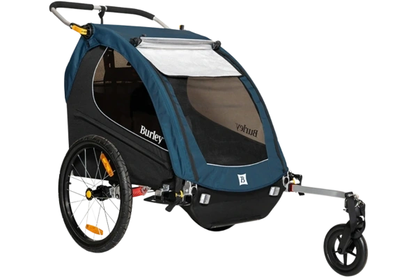 BURLEY Barnvagn cykelvagn Encore X för två barn